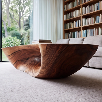 Handmade Artisanal Solid Wood Coffee Table