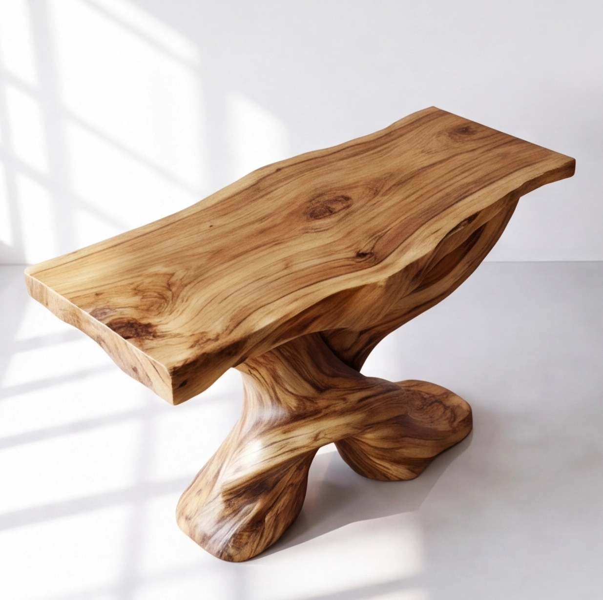 Handmade Wood Entryway Console Table