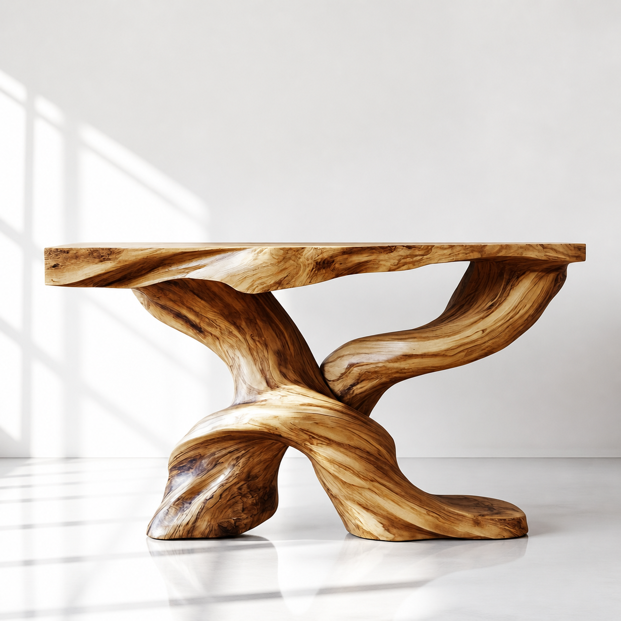 Handmade Wood Entryway Console Table