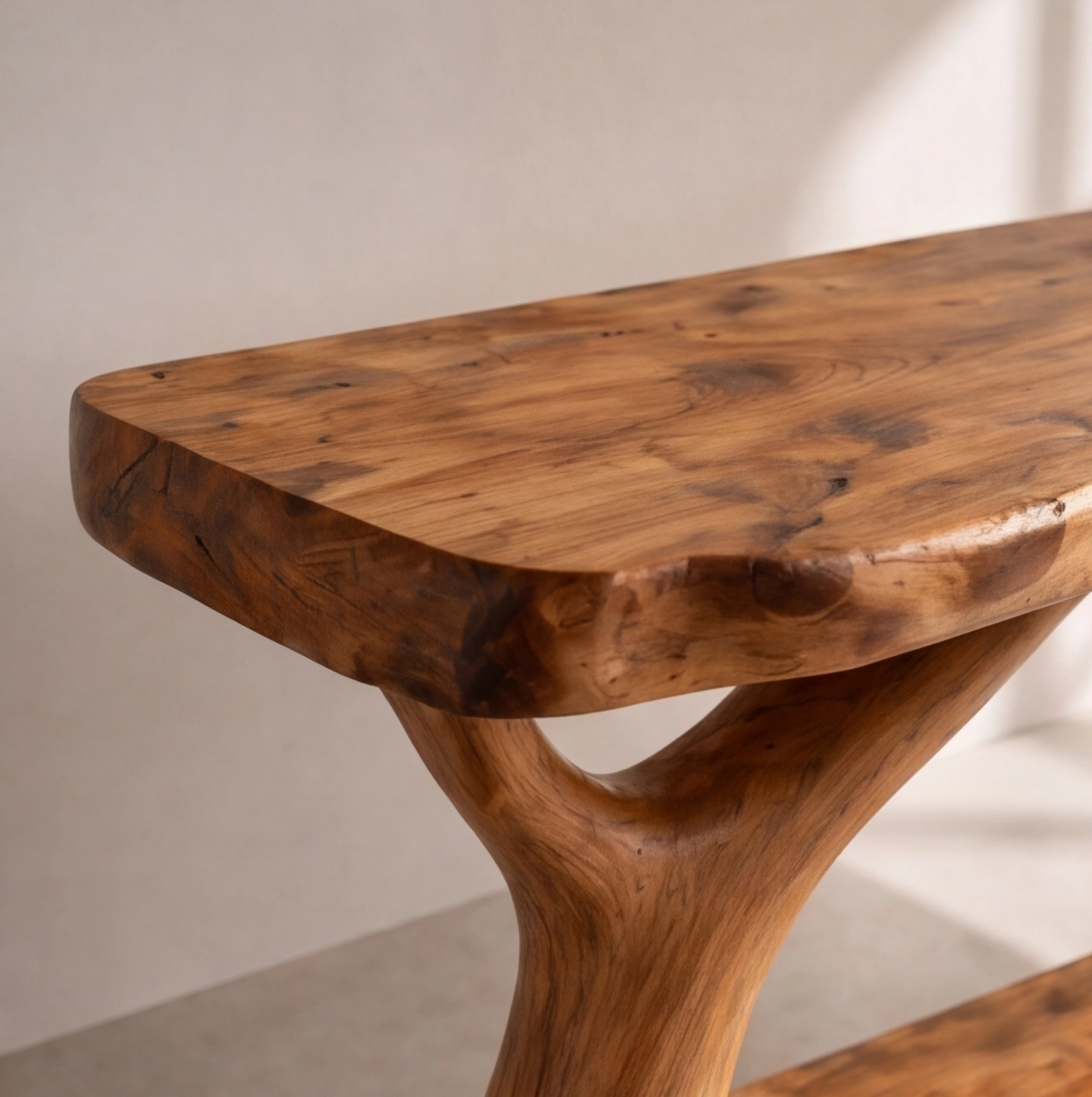 Freestanding Solid Wood Bathroom Vanity Console
