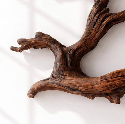 Wall Mounted Tree Wood Wine Rack