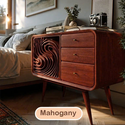 Mid Century Modern Walnut Nightstand