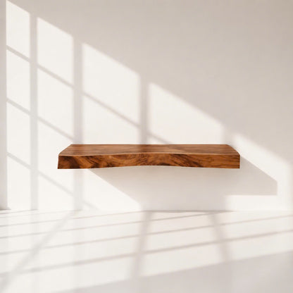 Floating Hardwood Bathroom Vanity