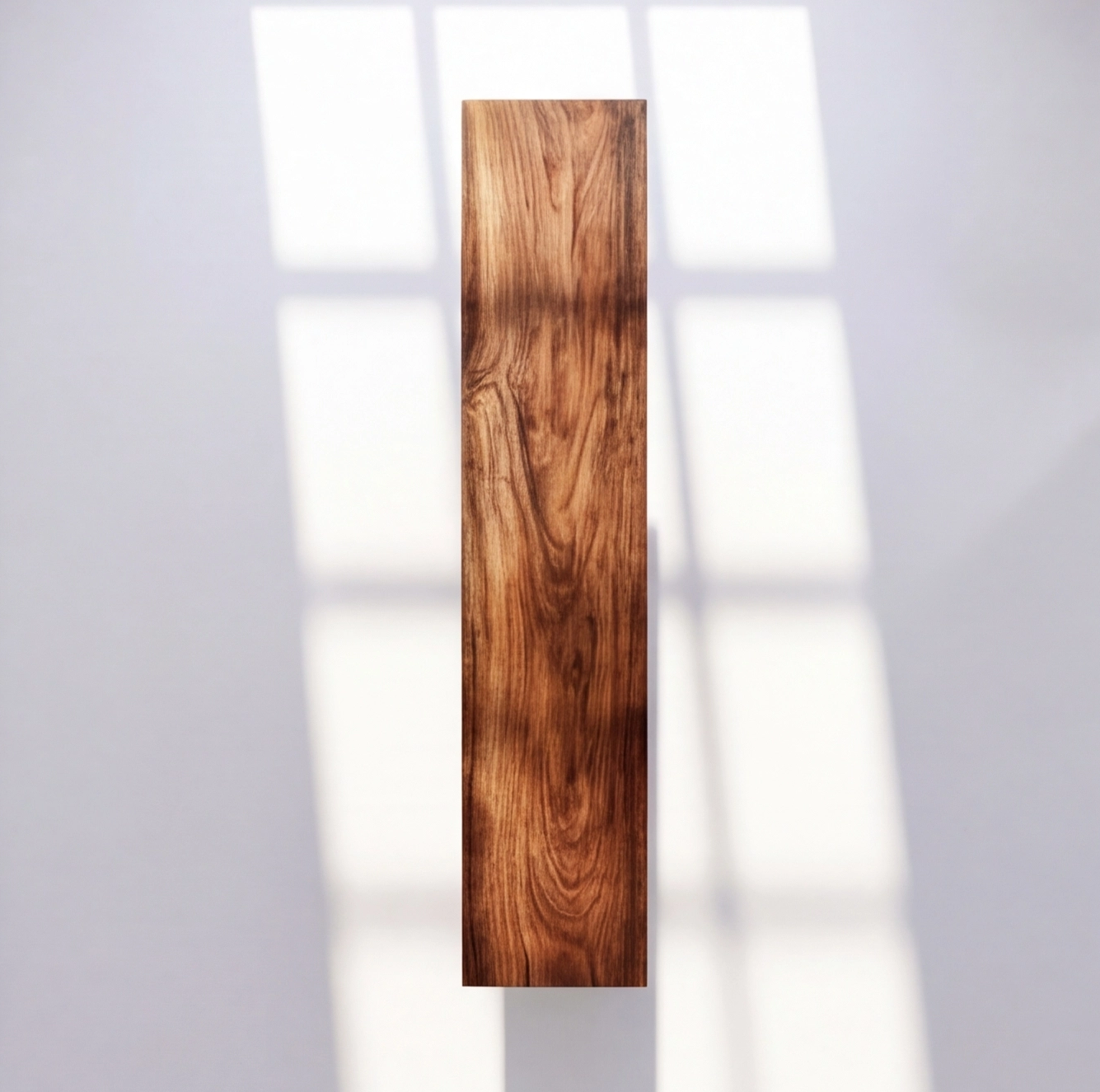 Modern Z-Shaped Wooden Console Table