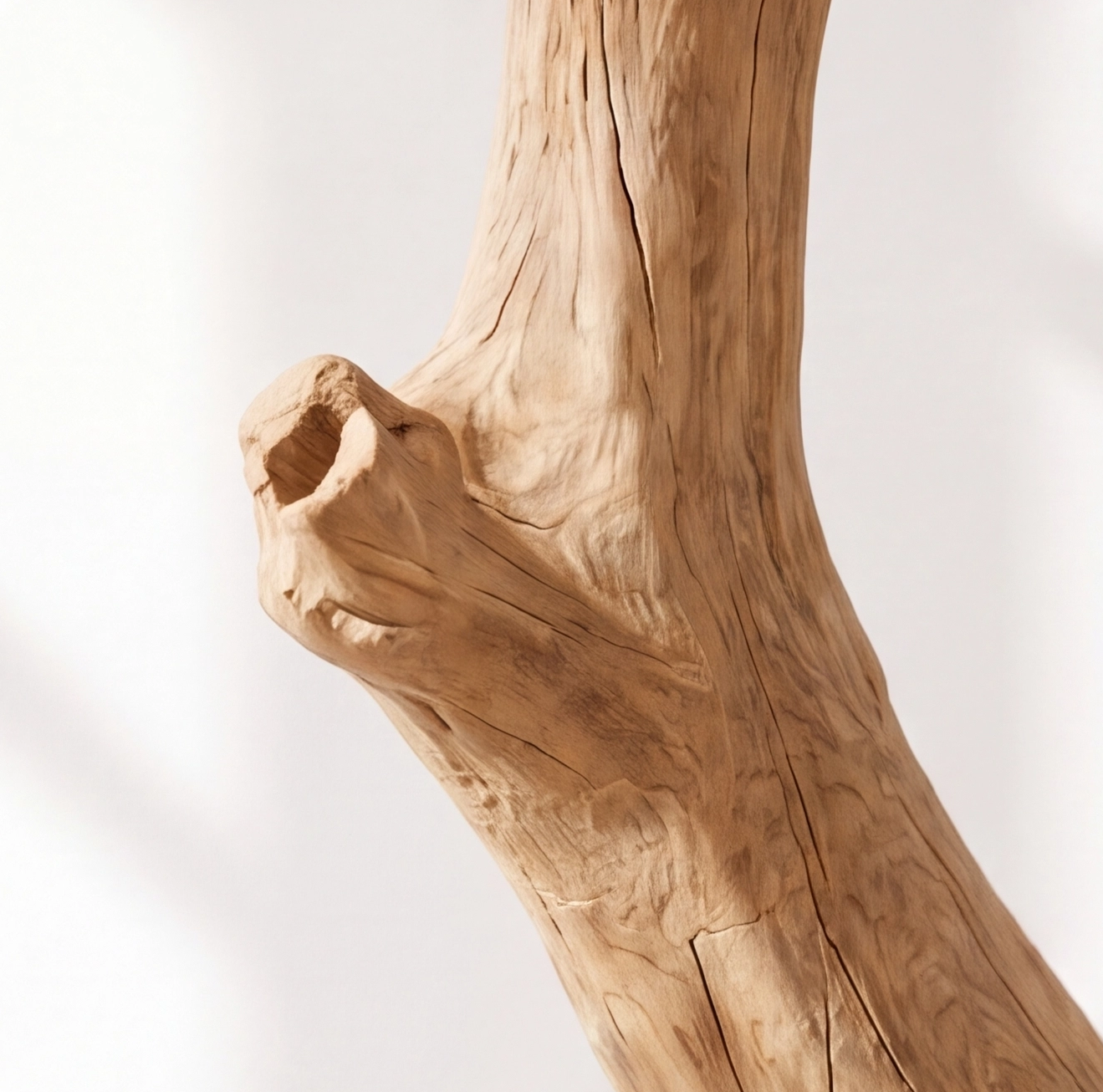 Freestanding Solid Wood Tree Coat Rack