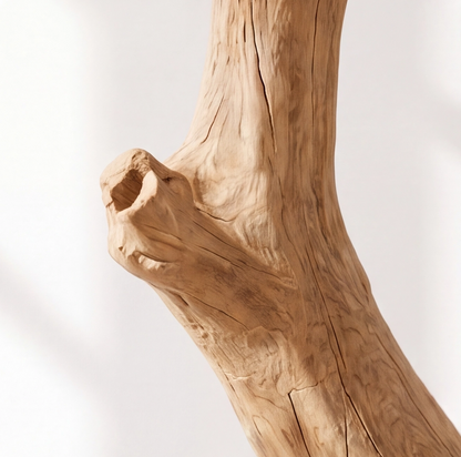 Freestanding Solid Wood Tree Coat Rack