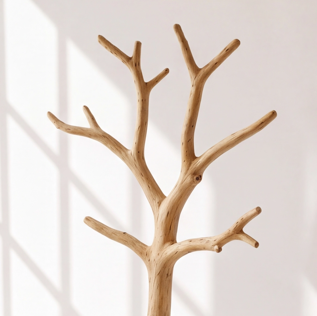 Farmhouse Solid Wood Tree Coat Rack