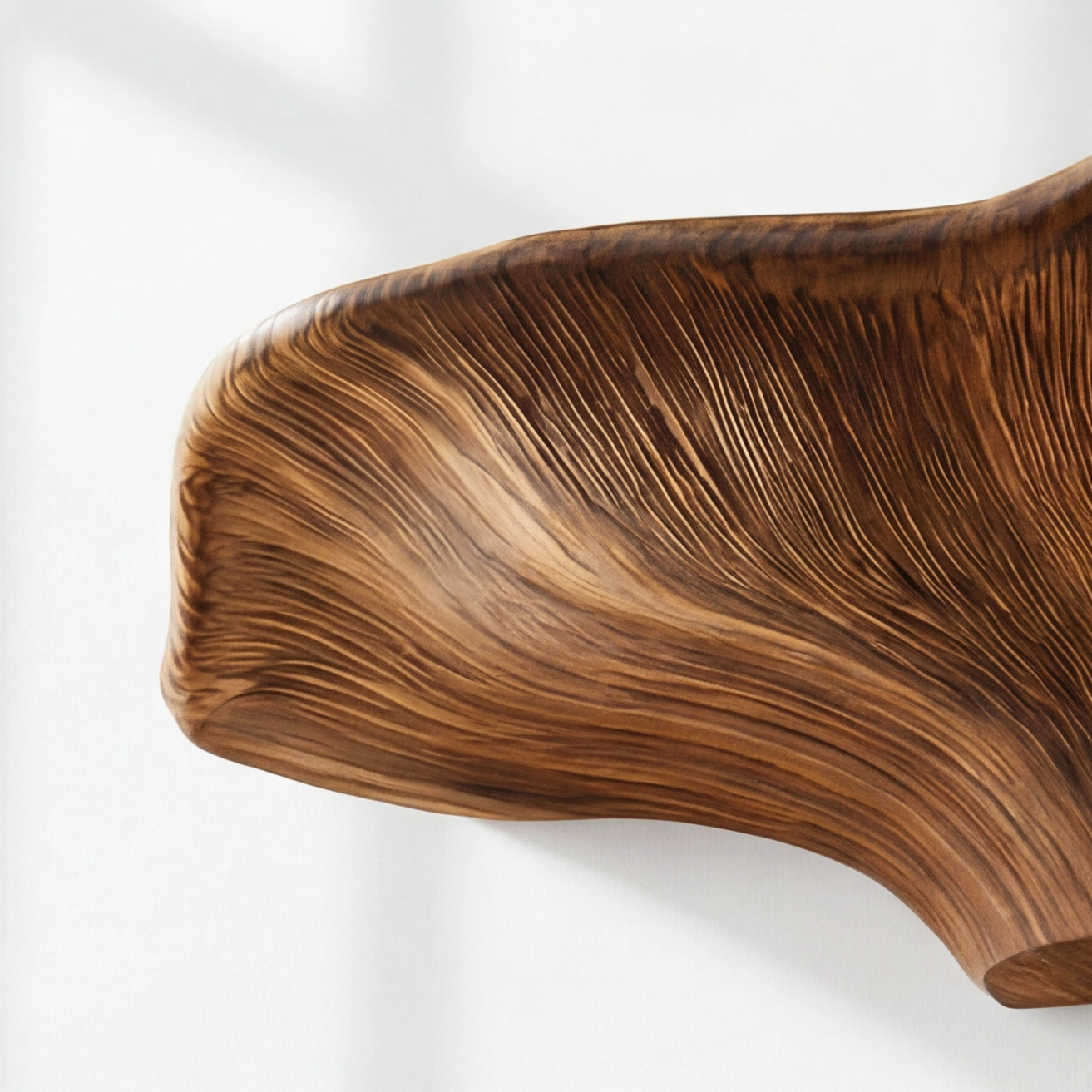 Organic Solid Wood Fungi Floating Shelves