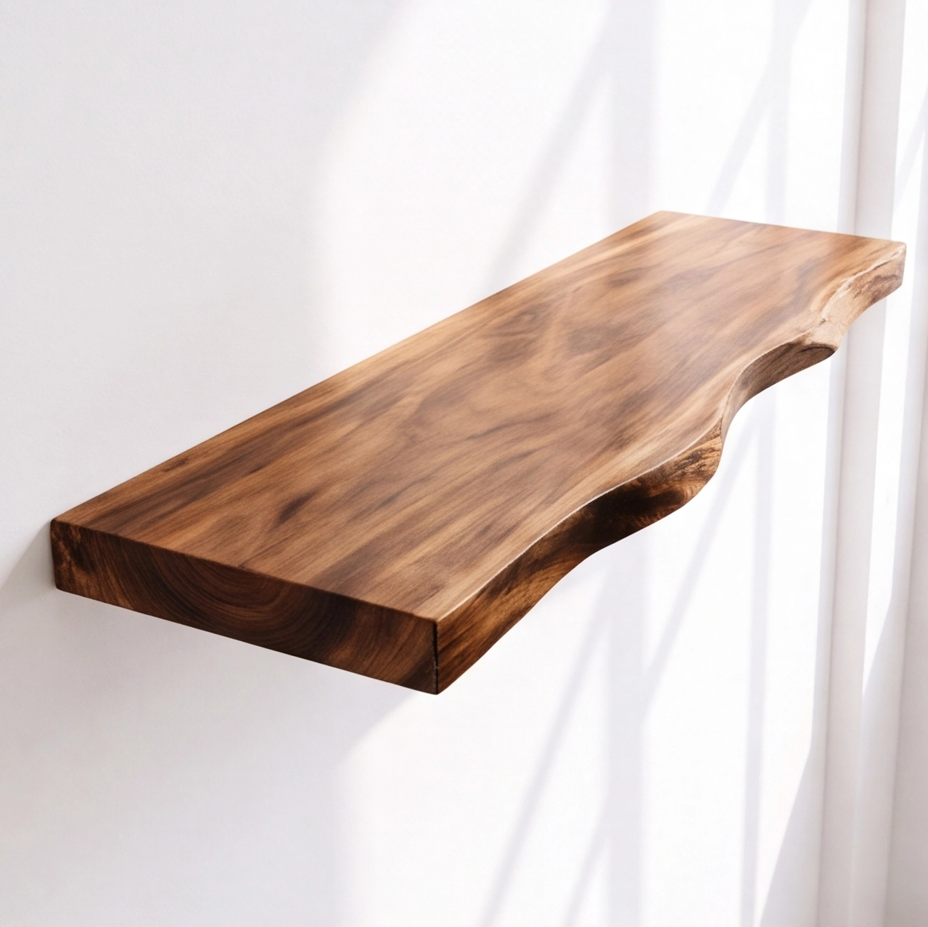 Rustic Modern Floating Wood Bathroom Vanity