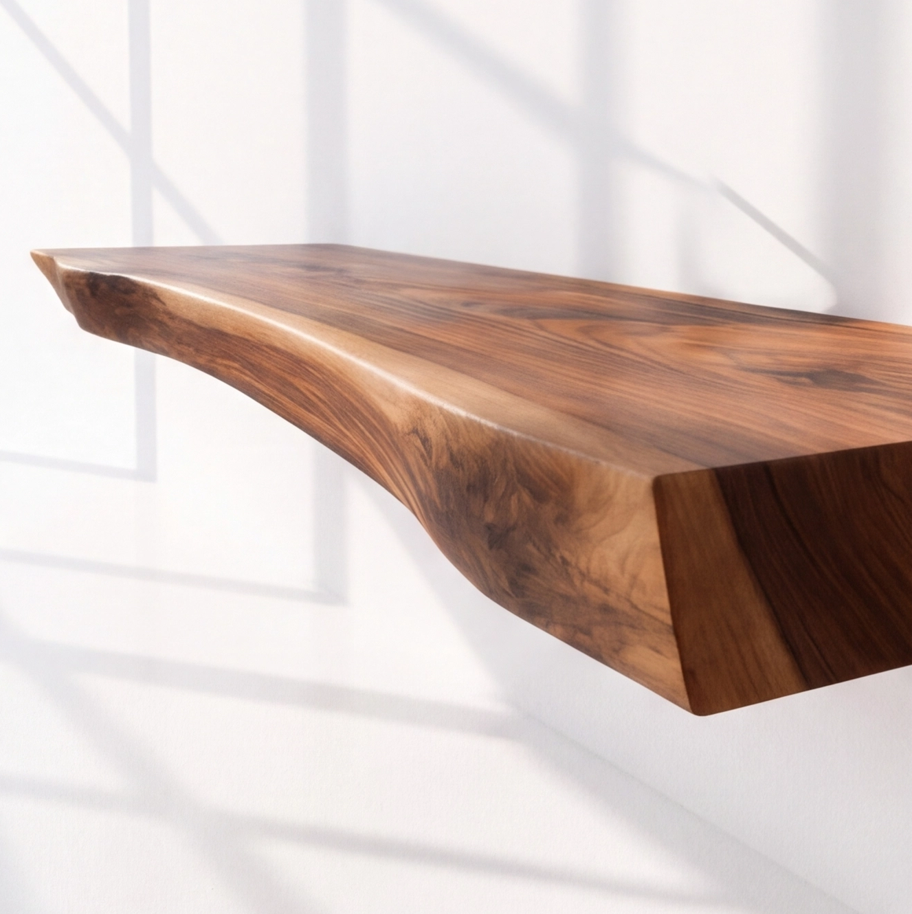 Floating Modern Rustic Wood Bathroom Vanity