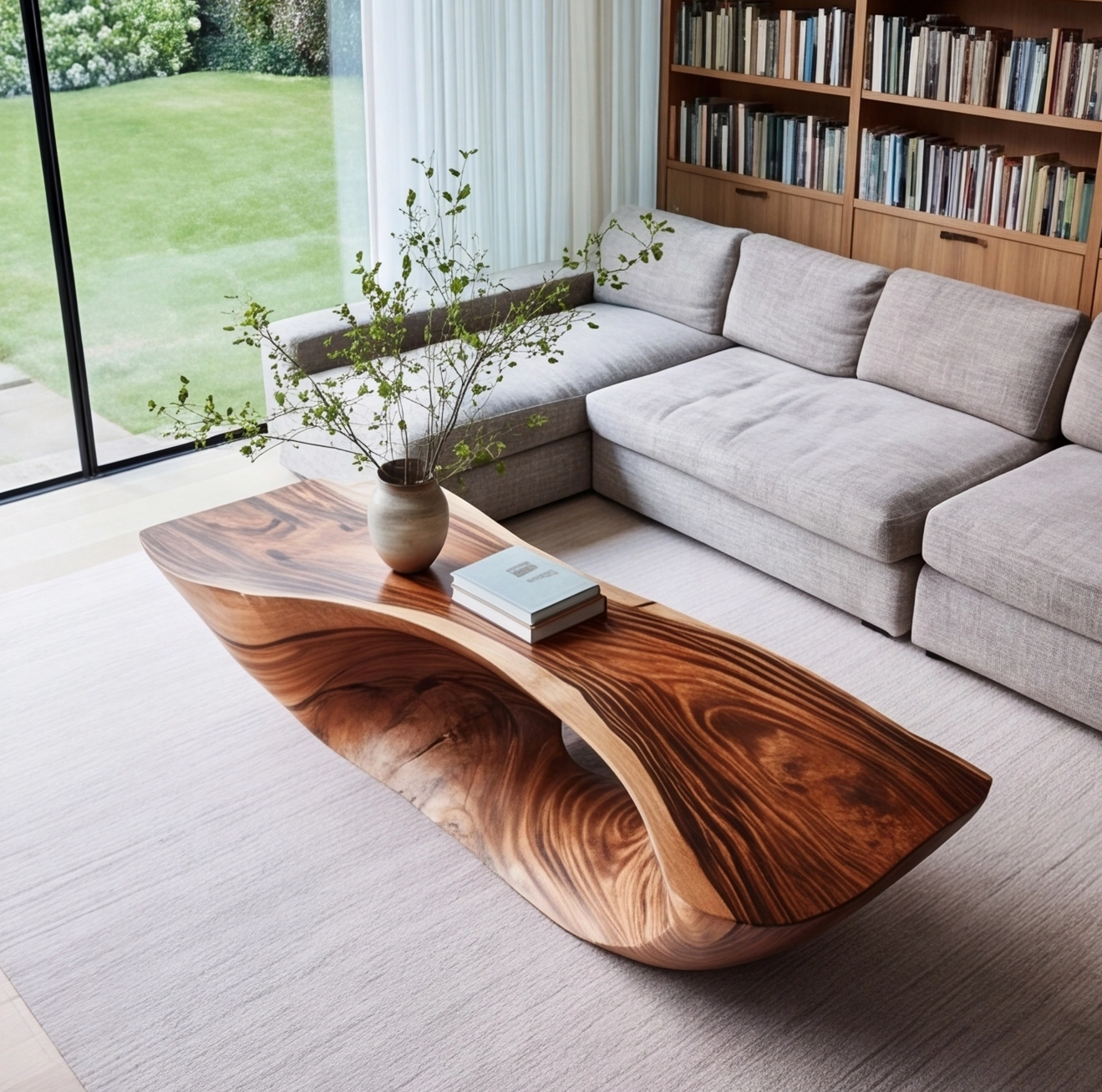 Handmade Artisanal Solid Wood Coffee Table