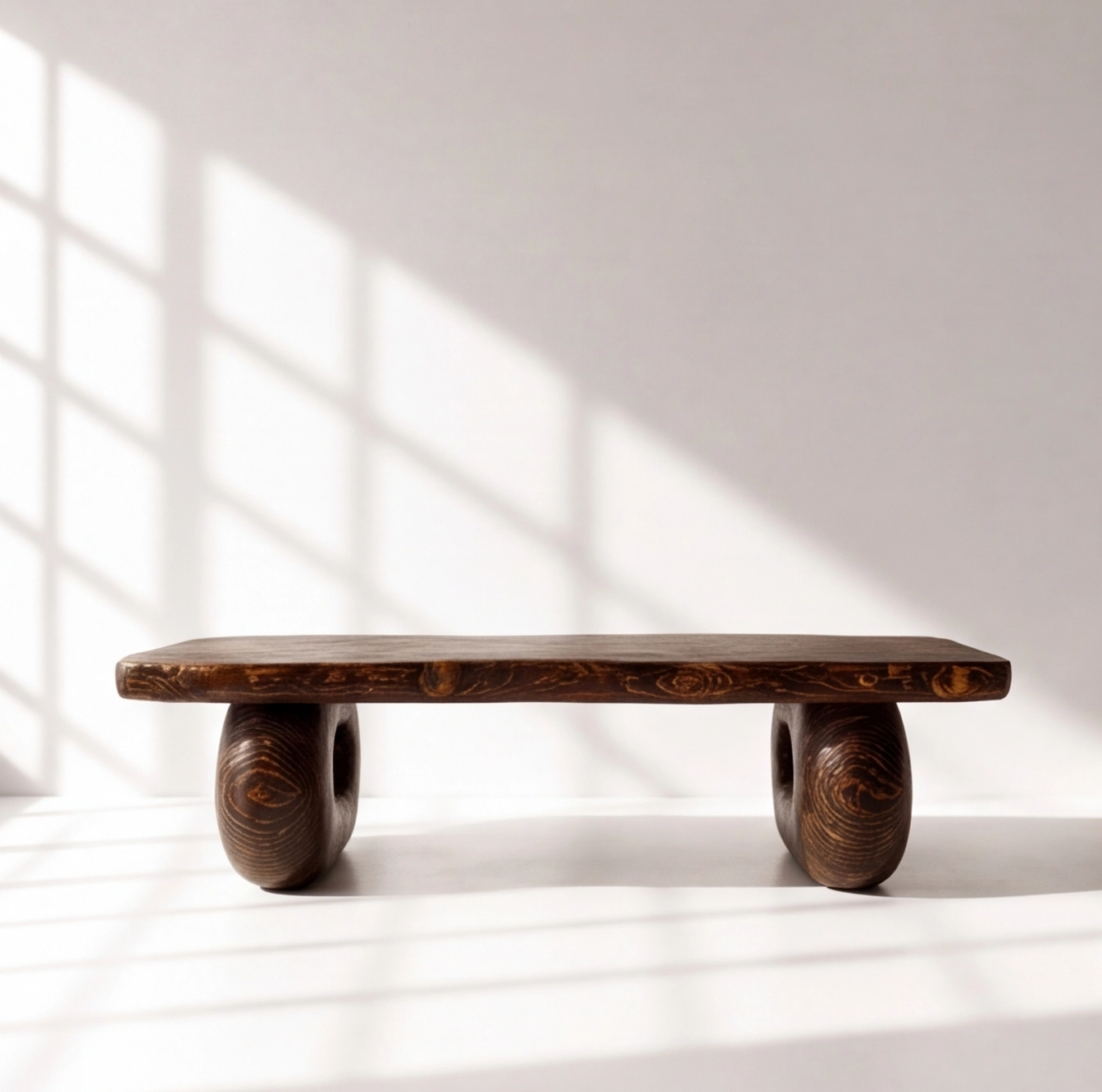Handmade Solid Wood Rustic Coffee Table
