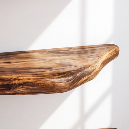 Rustic Wood Corner Tree Bookshelf