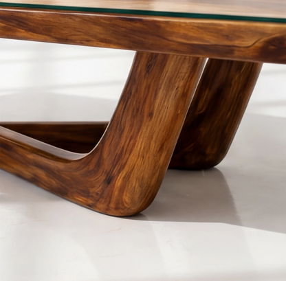 Handmade Modern Live Edge Coffee Table
