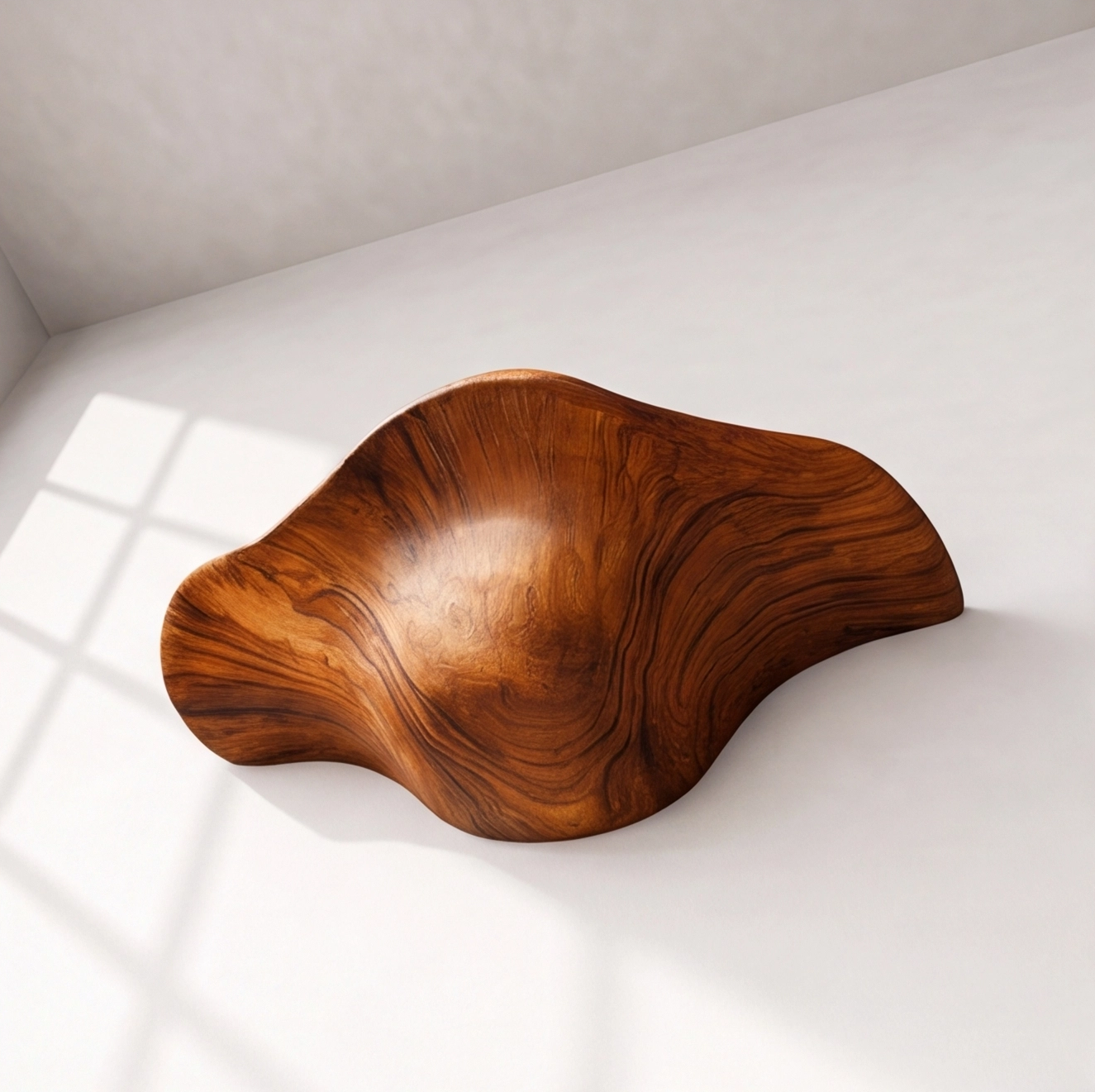 Organic Solid Wood Mushroom Floating Shelves