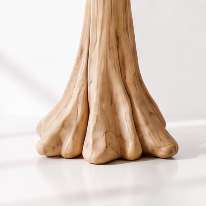 Natural Solid Wood Tree Coat Rack