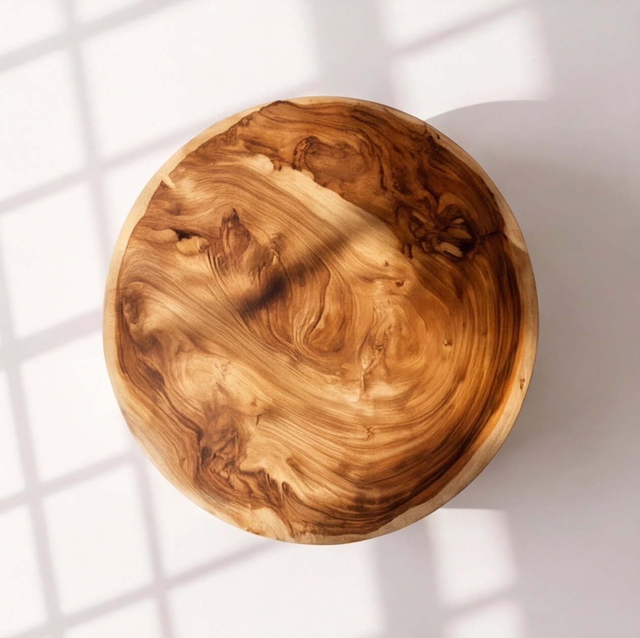 Organic Modern Solid Wood Coffee Table