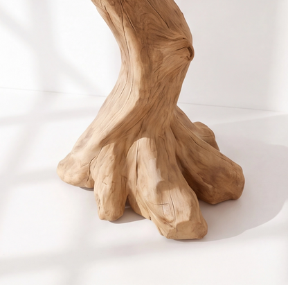 Freestanding Solid Wood Tree Coat Rack