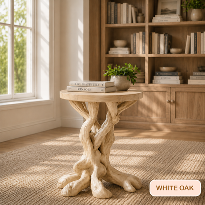 Modern Rustic Tree Root Side Table