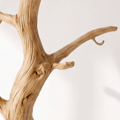 Rustic Solid Wood Tree Coat Stand