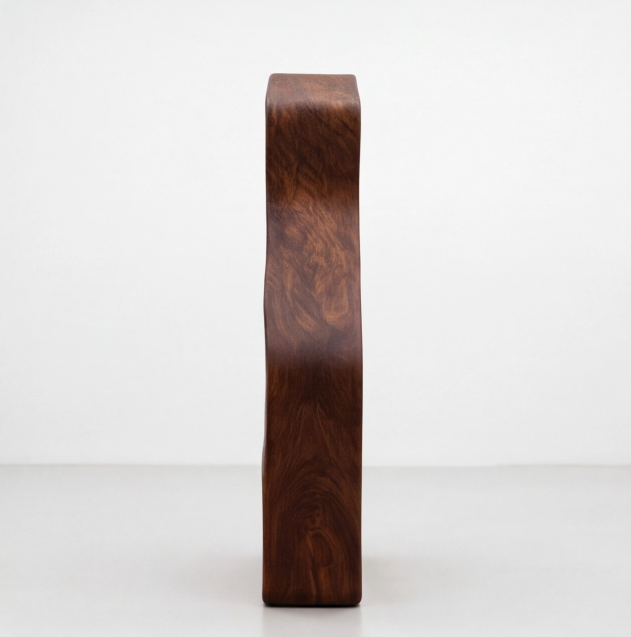 Organic Sculptural Wooden Open Bookshelf
