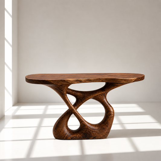 Handmade Solid Wood Bathroom Vanity Console