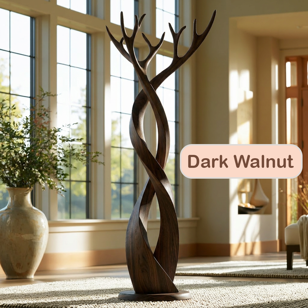 Sculptural Wooden Tree Branch Coat