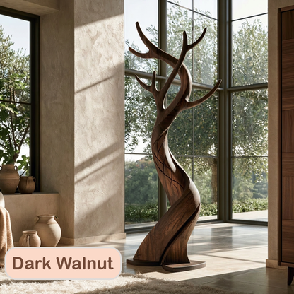 Modern Freestanding Wood Hall Tree
