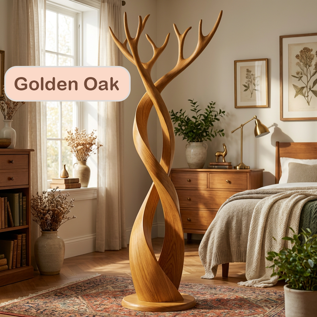 Sculptural Wooden Tree Branch Coat