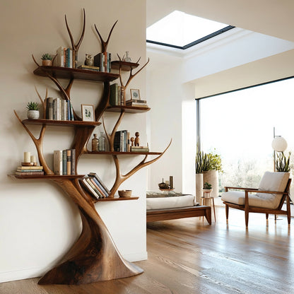 Artisan Tree Shaped Open Bookshelf