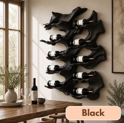 Organic Modern Wall Mounted Wine Rack