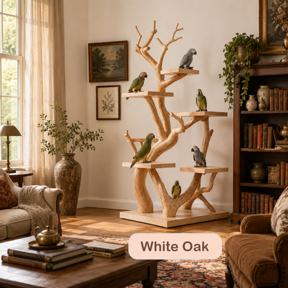 Multi-Level Tree Branch Bird Play Stand