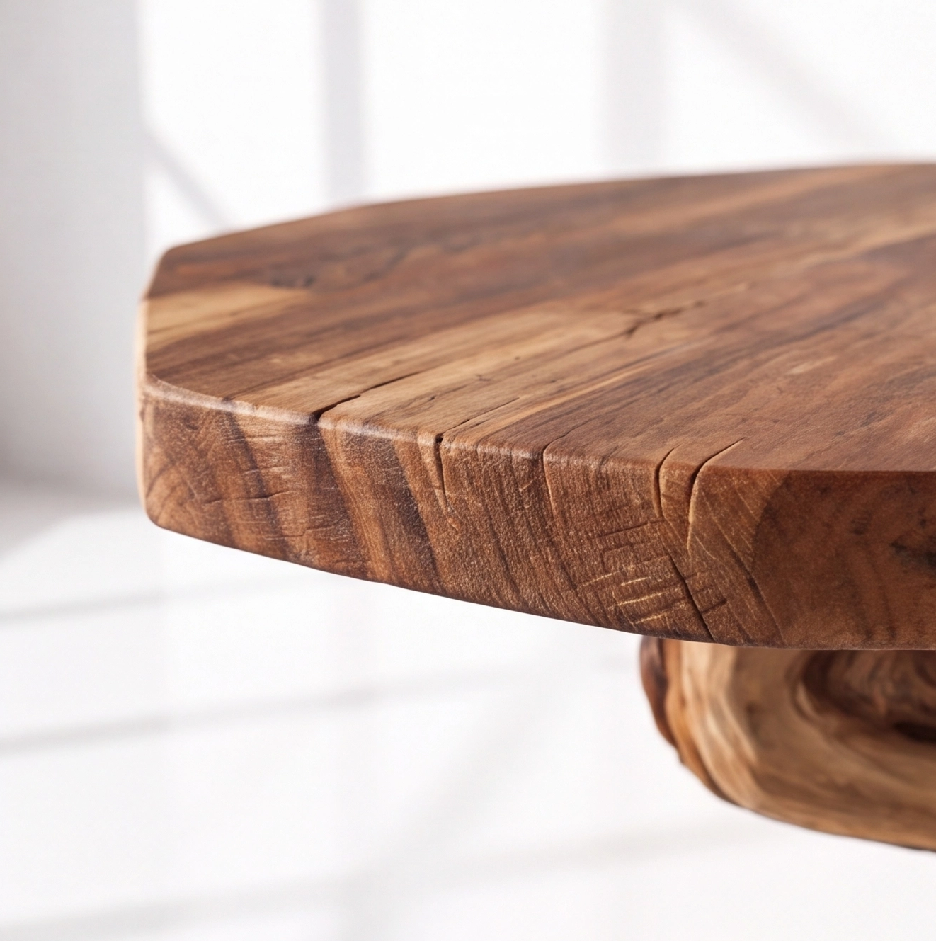 Tabletop Natural Wood Tree Branch Bird Stand