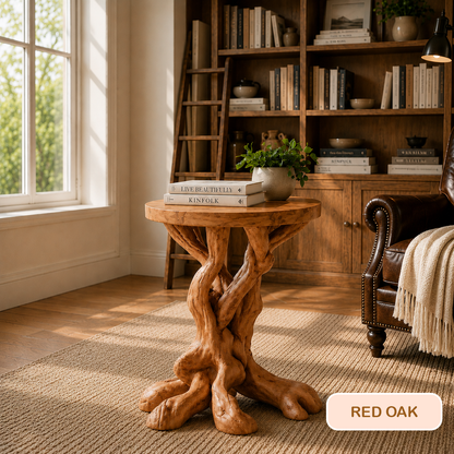 Modern Rustic Tree Root Side Table