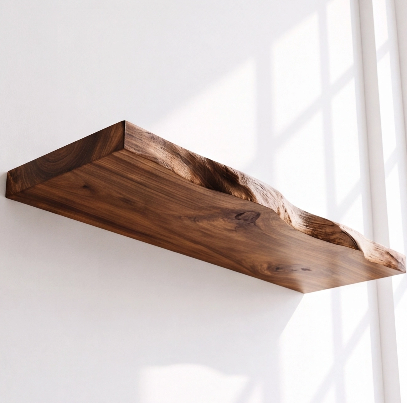 Rustic Modern Floating Wood Bathroom Vanity