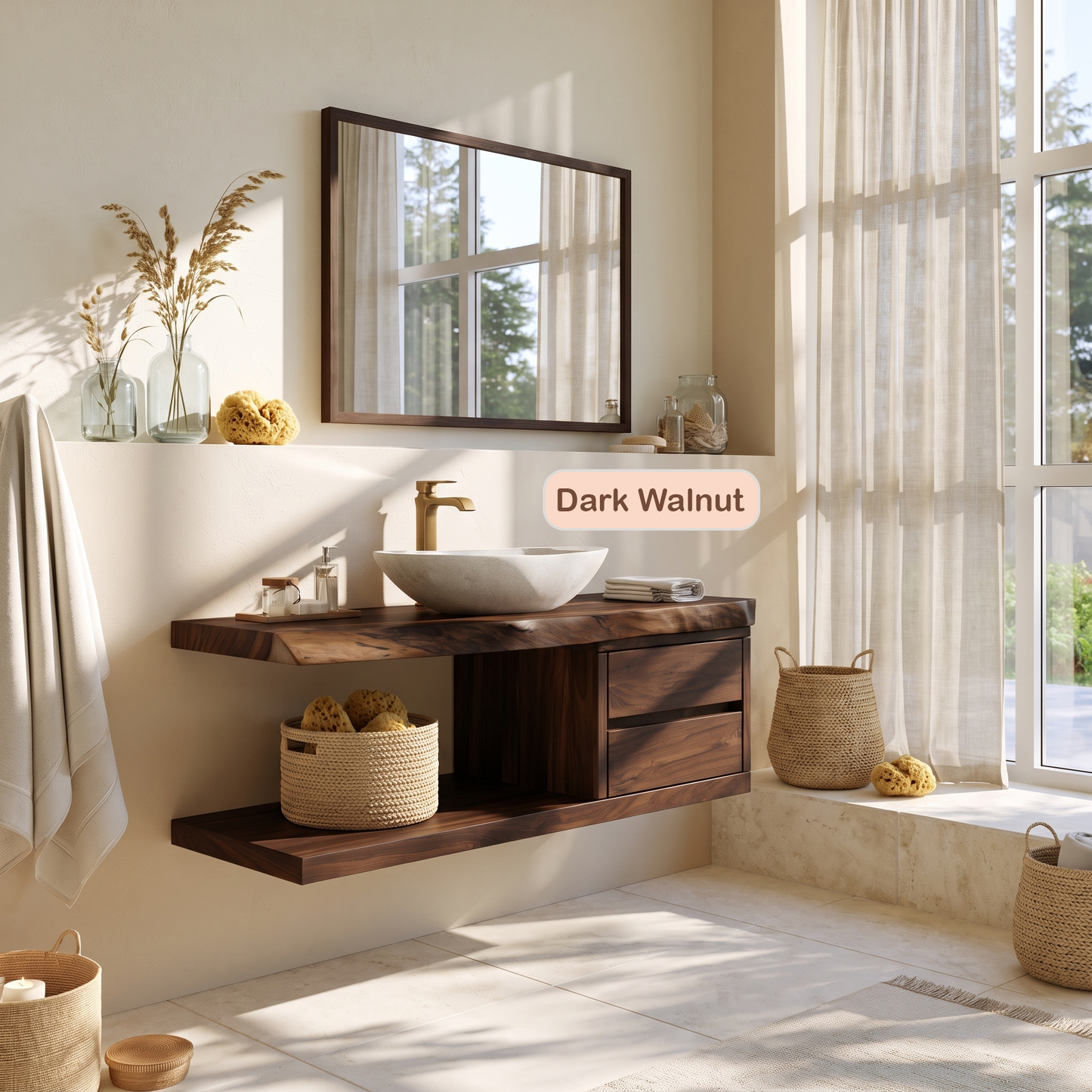 Floating Bathroom Vanity With Drawers
