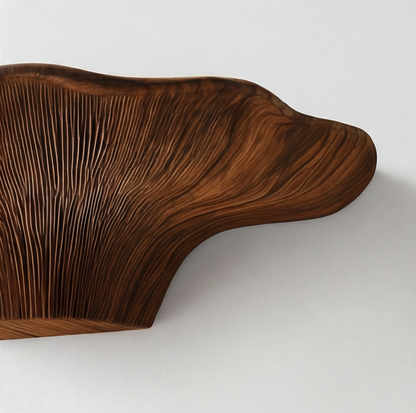 Organic Solid Wood Fungi Floating Shelves