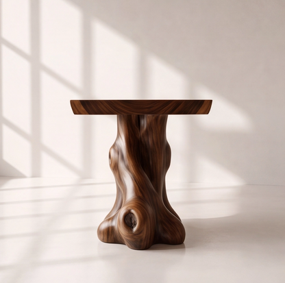Rustic Solid Wood Live Edge Sink Console