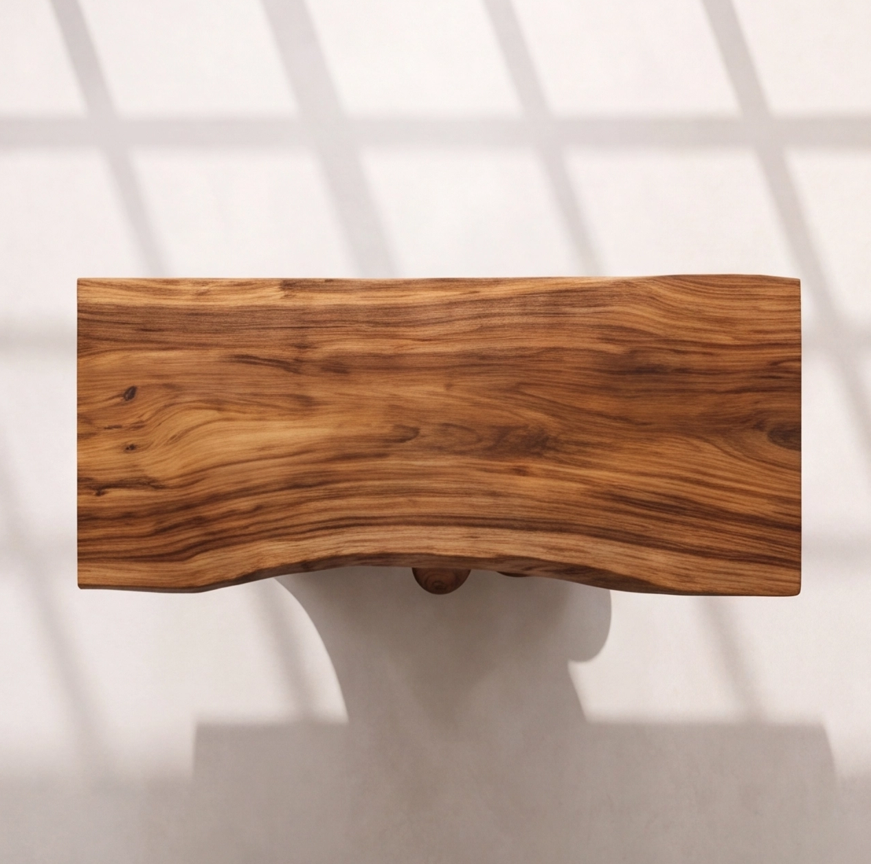 Rustic Solid Wood Live Edge Sink Console
