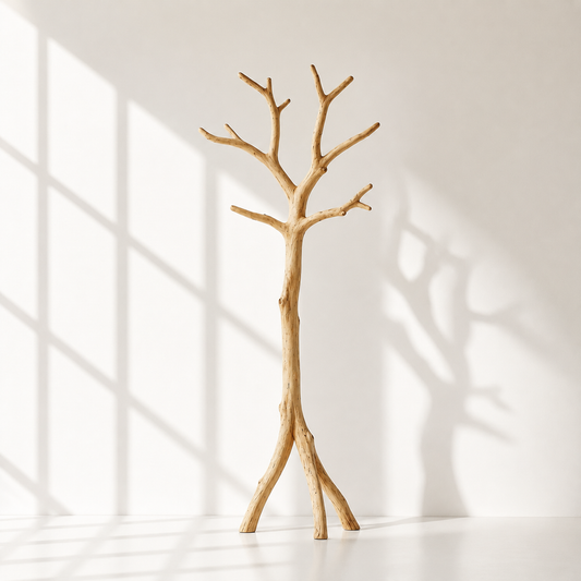 Farmhouse Solid Wood Tree Coat Rack