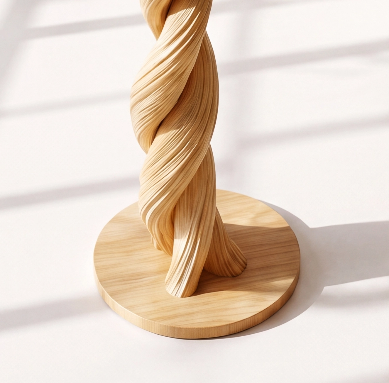 Modern Sculptural Wood Tree Coat Rack