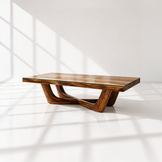 Handmade Modern Live Edge Coffee Table