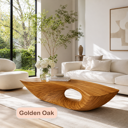 Handmade Artisanal Solid Wood Coffee Table