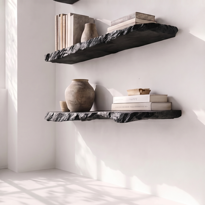 Rustic Solid Wood Floating Shelf