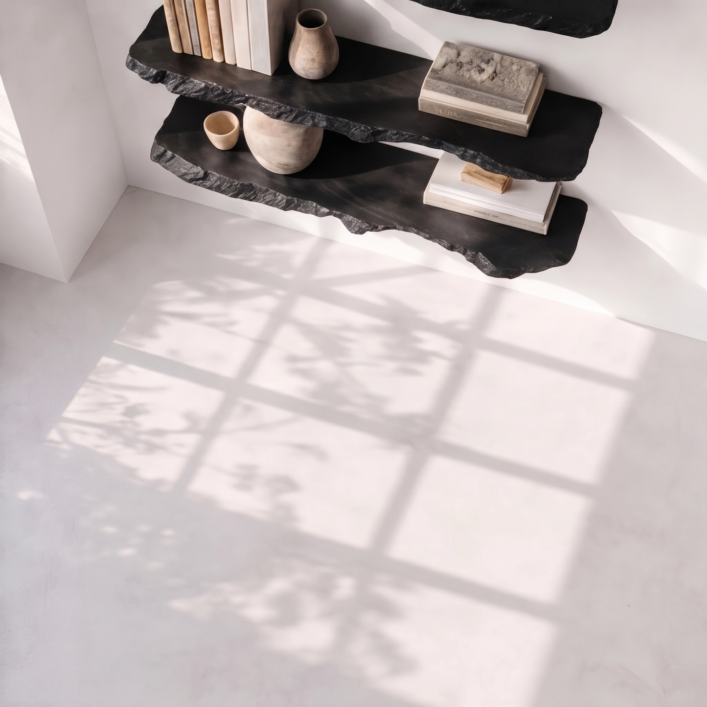 Rustic Solid Wood Floating Shelf