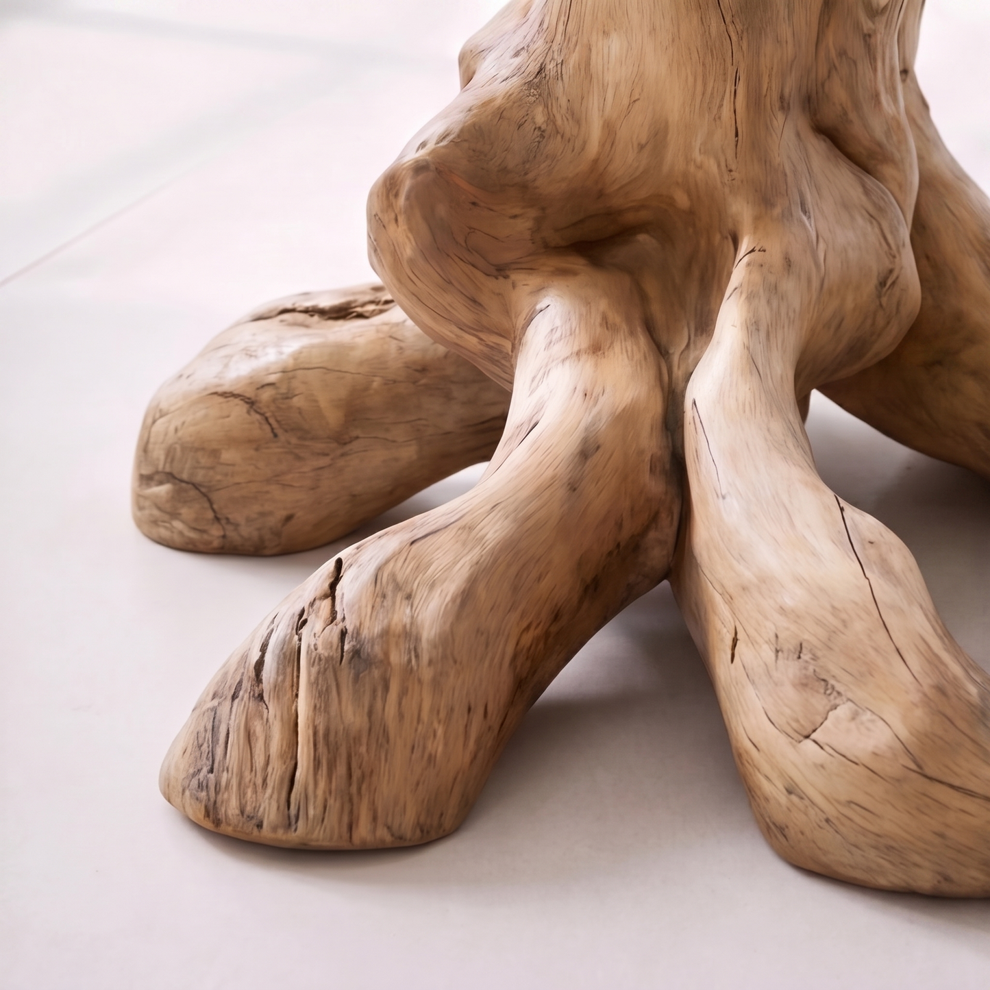 Modern Rustic Tree Root Side Table
