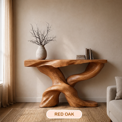 Handmade Wood Entryway Console Table