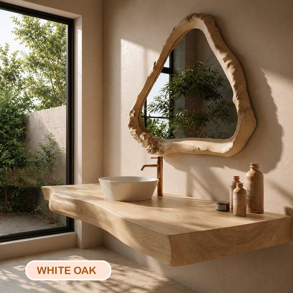 Live Edge Floating Bathroom Vanity