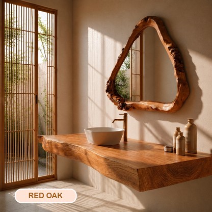 Live Edge Floating Bathroom Vanity