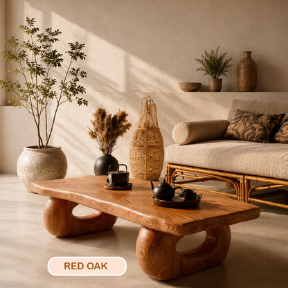 Handmade Solid Wood Rustic Coffee Table